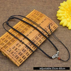 10pcs/lot Wholesale Men and Women Pendant Lanyard, 8 Strands Of Jade Wire With Silver Alloy Hand-woven Necklace Rope