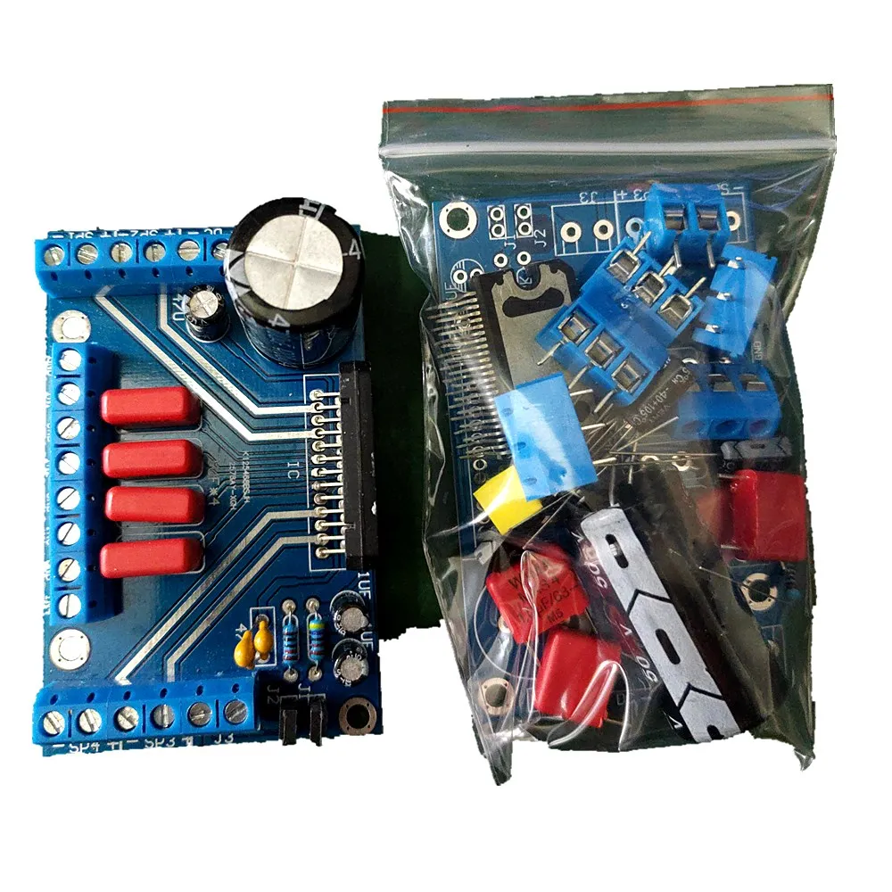 TDA7388 4 채널 4X41W PCB 부품 키트, TDA7388