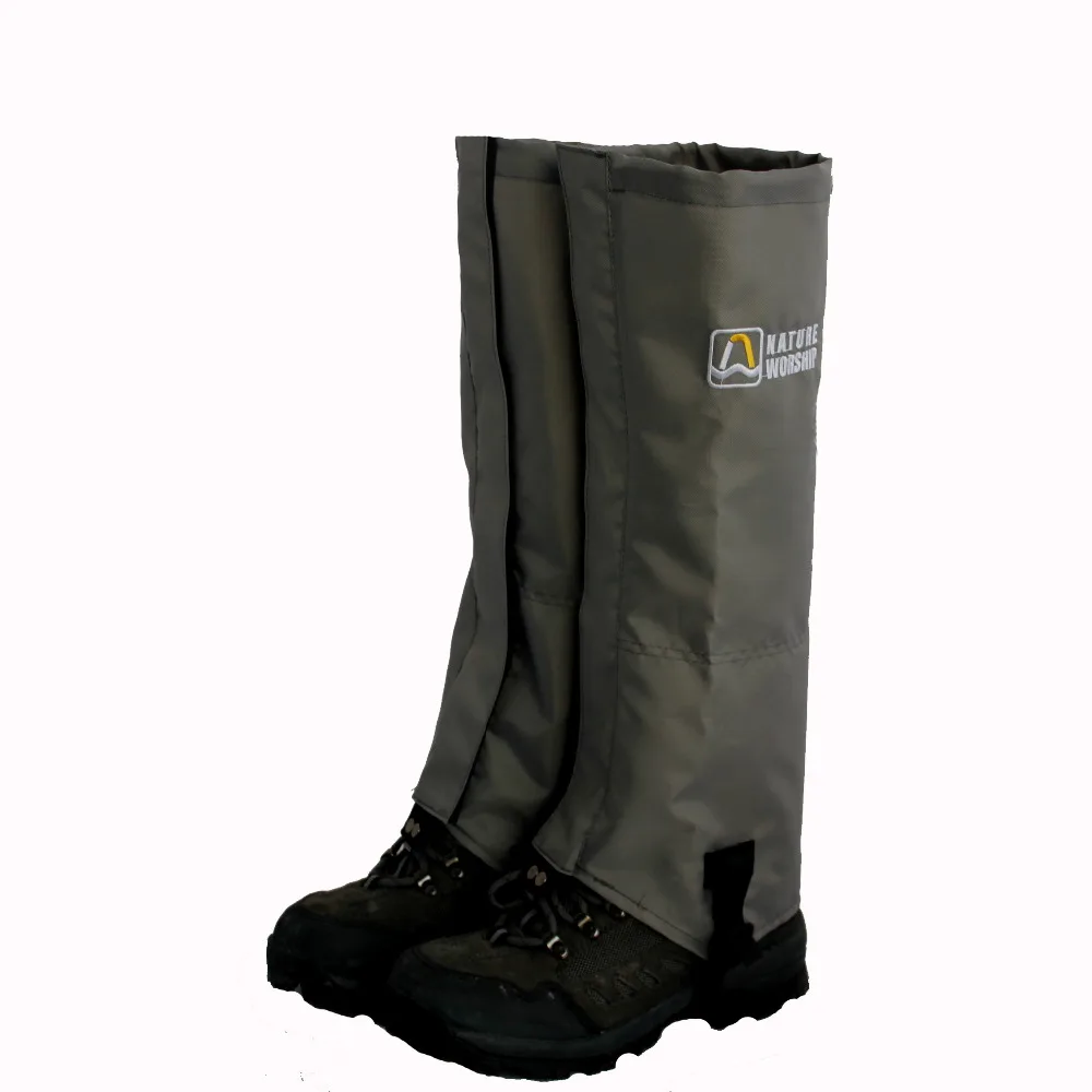 Nature worship Outdoors Waterproof Gaiters for Hiking Hunting Ski Cycling Gaiter Unisex Legging Gaiter Legwarmers High Quality