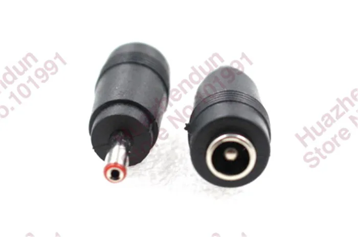 100 piezas DC Power 5,5x2,1mm, enchufe macho a 3,5x1,35mm, adaptador Jack hembra, convertidor de conector