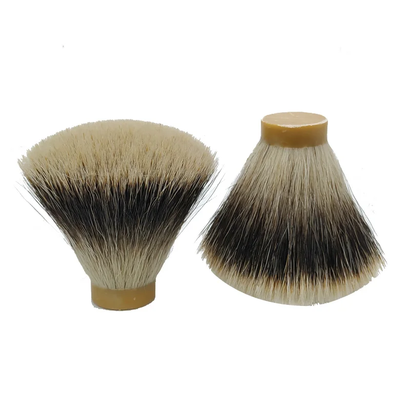 

dscosmetic 24mm 26mm fan shape two band badger hair shaving brush knots for shave brush