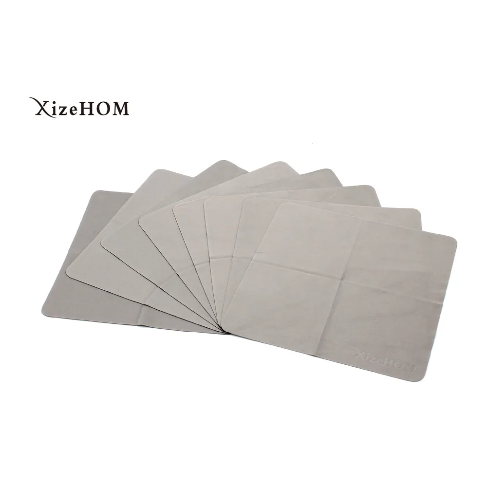 XizeHOM 8 pcs/lots High quality Glasses Cleaner 20*20cm Microfiber Glasses Cleaning Cloth For Lens Phone Screen Cleaning Wipes