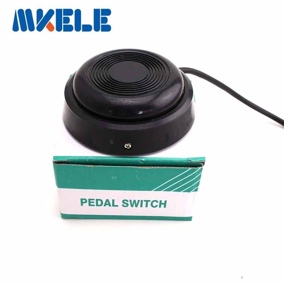 YDT1-8017 high accuracy on off round Foot Push Switch ,Two Inline Lamp Foot Push Switch Power Light Foot Switch