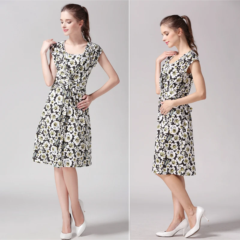 Summer Maternity Beach Dresses Nursing Clothing Breastfeeding Dress for Pregnant Women Lactation Wear Free Shipping