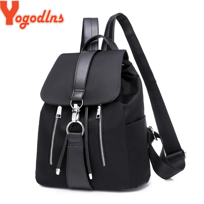 Women Backpack Preppy Style Back Bags for Teenage Girls Fashion Bag New Design Nylon Backpack Waterproof Rucksack