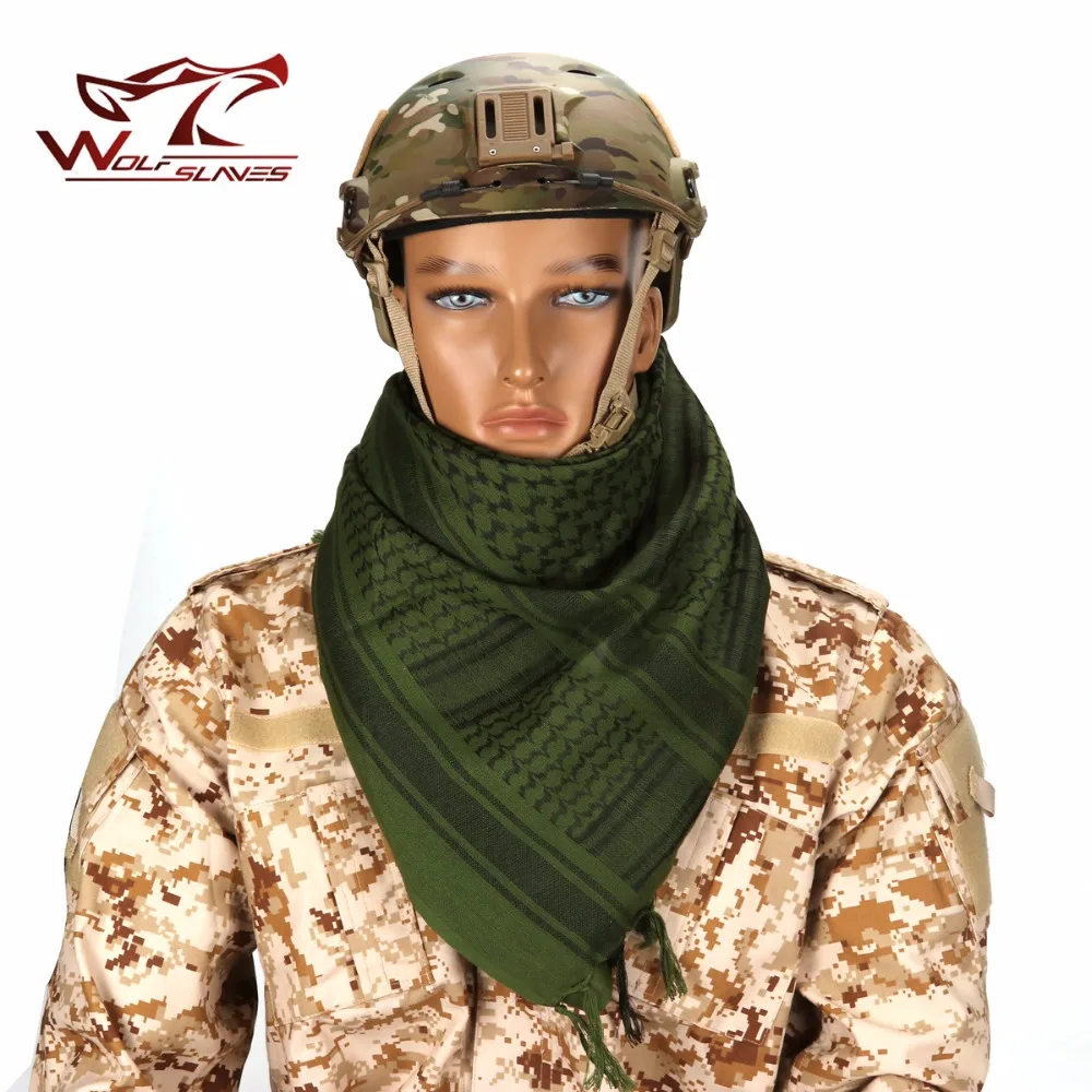 Bufanda Shemagh táctica de algodón para uso militar en desierto - imagen 2