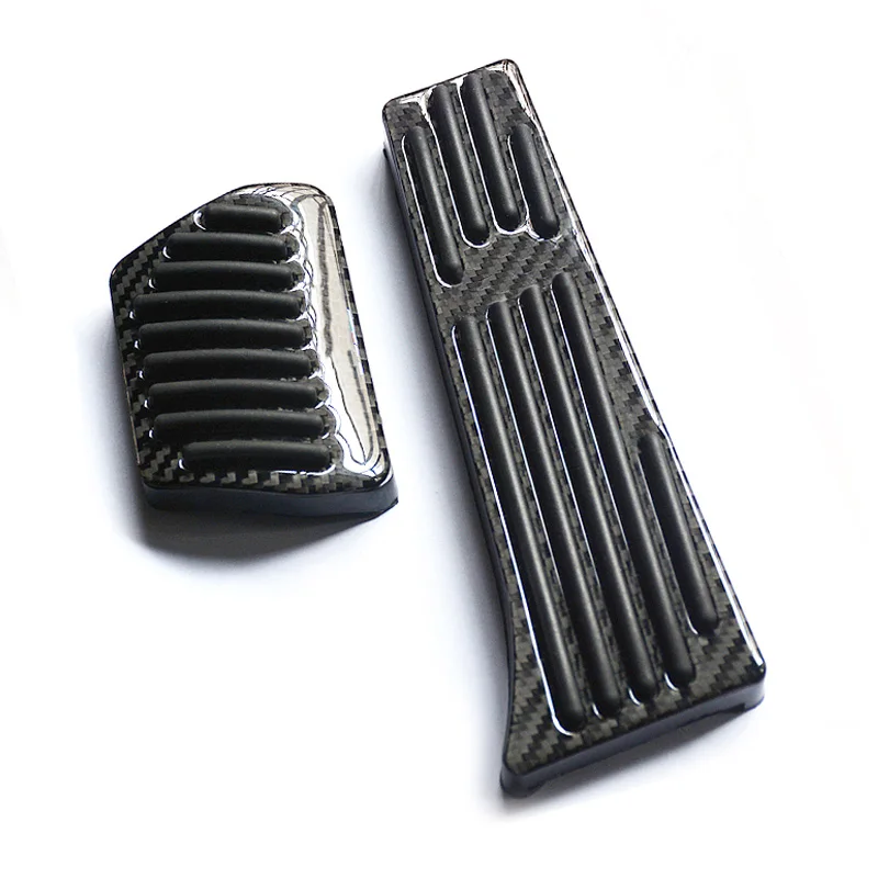 Carbon Fiber Accelerator Brake Pedals Plate For BMW E46 E39 E90 E60 E36 F30 M performance F10 E34 X5 E53 E30 X3 X4 X6 X1