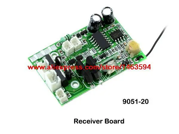 Wholesale Double Horse 9051 9074 DH9051 DH9074 RC Helicopter Spare Parts PCB BOARD Receiver