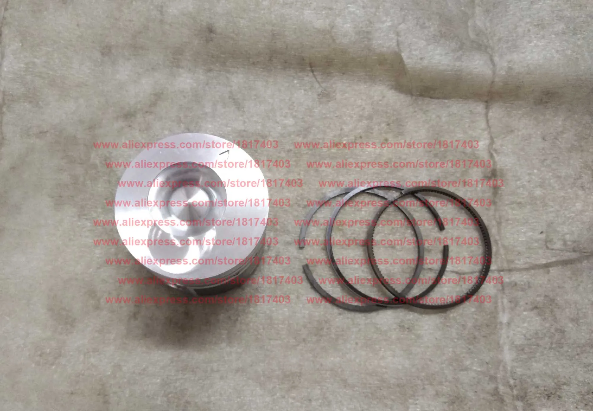 4L23BT / LL388BT Piston + Piston ring, Laidong KAMA LD engine parts, 4L23BT, LL388BT