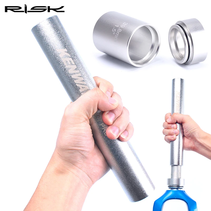 RISK Bike Bicycle Fork Steer Crown Race Setting System Installation Tool Extension for1-1/8