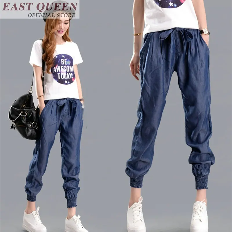 Track pants women harem cargo joggers women sweat pants cropped female trousers sweatpants streetwear casual trackpants DD764 L