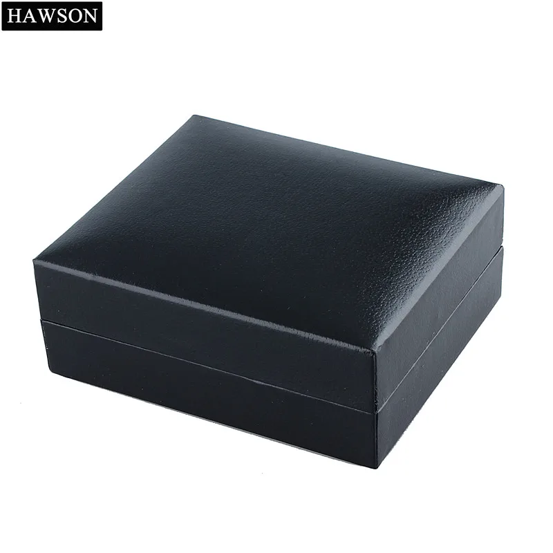 HAWSON Jewelry Boxes and packaging New Cufflinks Boxes Storage Tie Sets Black Gift Box Online