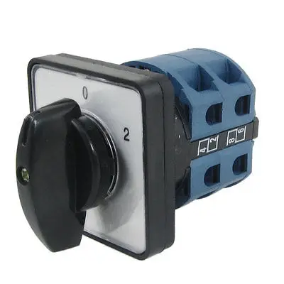 

440VAC 240VAC 1-0-2 Position Rotary Cam Universal Changeover Switch