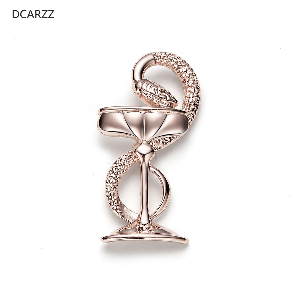 DCARZZ Bowl of Hygieia Cute Pin Badge Medical Gift Doctor Nurse Metal Classic Jewelry Women