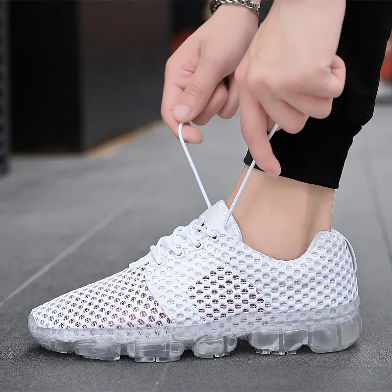 Tennis Shoes For Men 2019 New Arrival Summer Men's Soft Comfortable Sneaker Stable Wear Non-slip Gym Sport Shoes Tenis Masculino