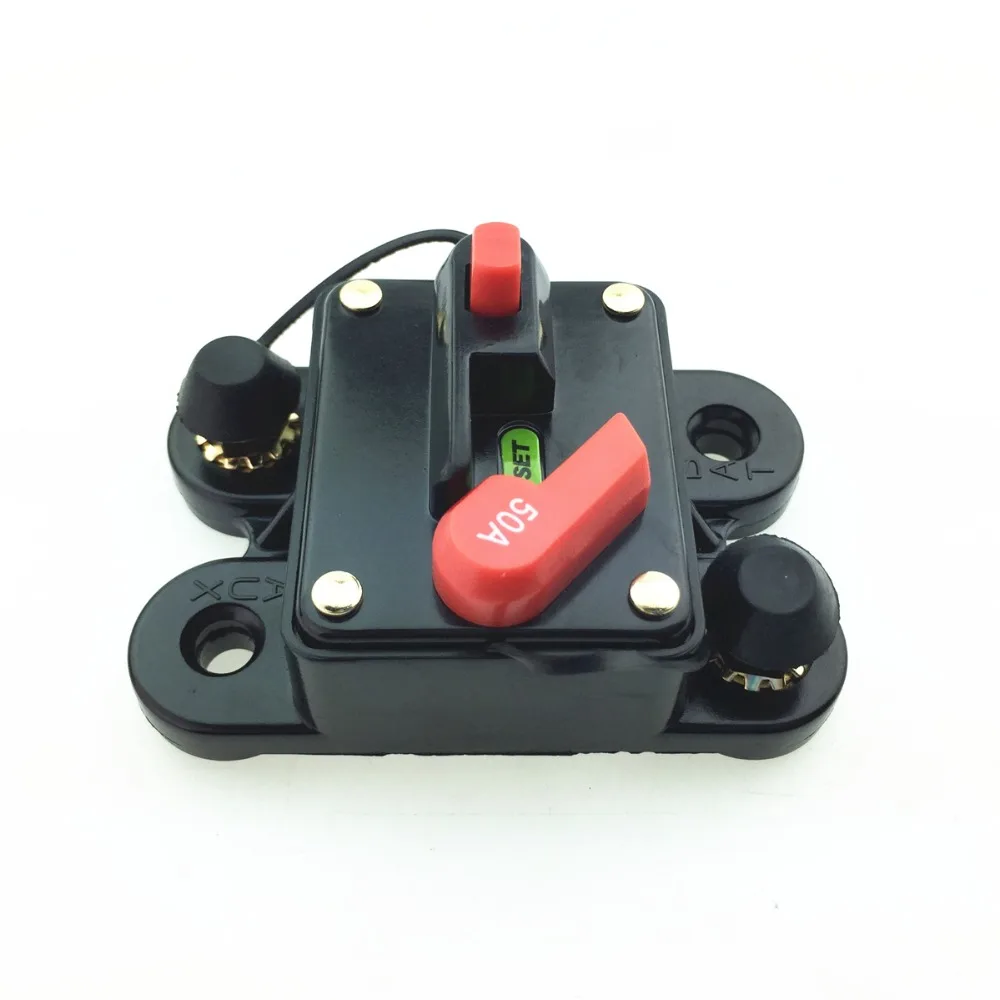 STARPAD Car audio conversion with switch fuse holder power protection high voltage automatic recovery circuit breaker