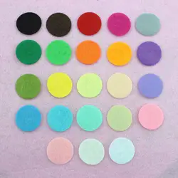 Set of 1000pcs Multi Colors 25mm Felt Circles for Sewing Works Felt Packs Wholesale Free Shipping