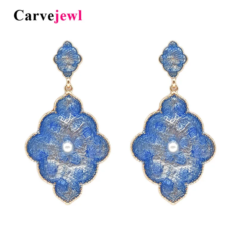 Carvejewl Drop dangle Earrings straw plaited sequins double heart pendant earrings for women girl jewelry unique fashion earring