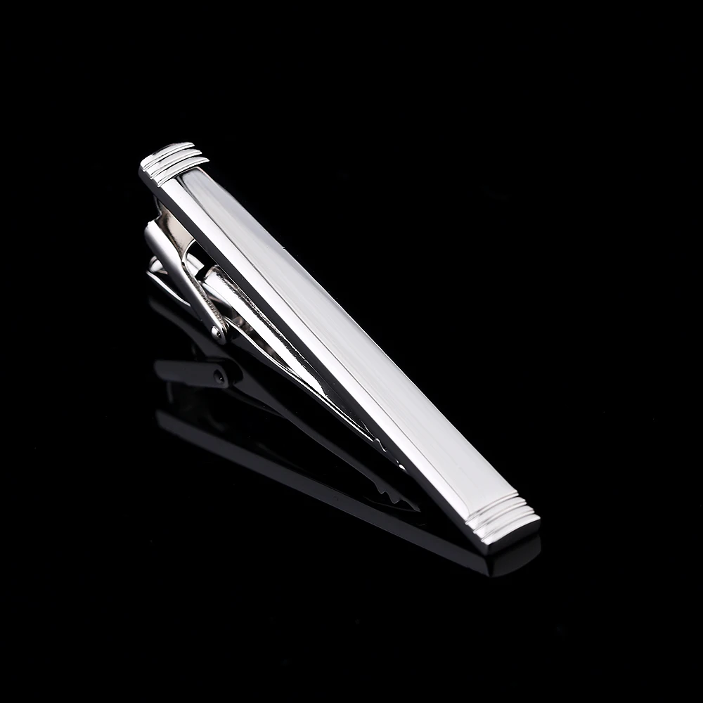 

KFLK quality cufflinks stickpin gift tie pin men silver tie clip cufflinks stickpin 2020 new products