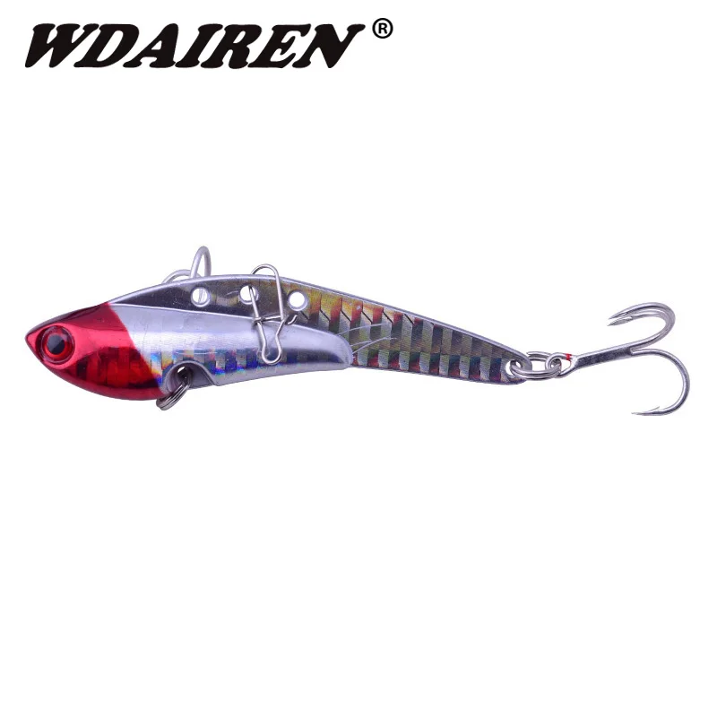 

WDAIREN sinking fishing lure 7.5cm 25.5g Vibrations Spoon Lure Fishing bait Bass artificial bait cicada lure vibbait FA-226