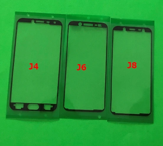 10Pcs LCD Front Frame Adhesive Sticker For Samsung Galaxy A520 A530 A6 A750 J520 J530  J730 J4 J5 J6 J7 Pro J8 Plus J720 E5 E7