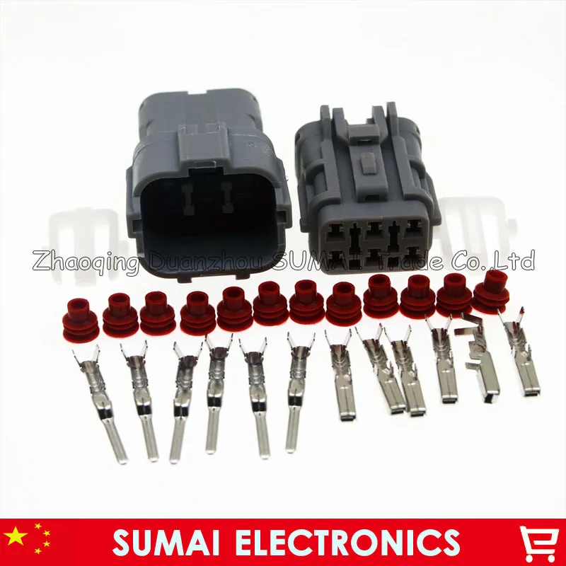 6 Pin male female auto headlight assembly/rear lights plug,6Pin car waterproof connector for HYUNDAI,KIA,GM Buick/Ford etc.