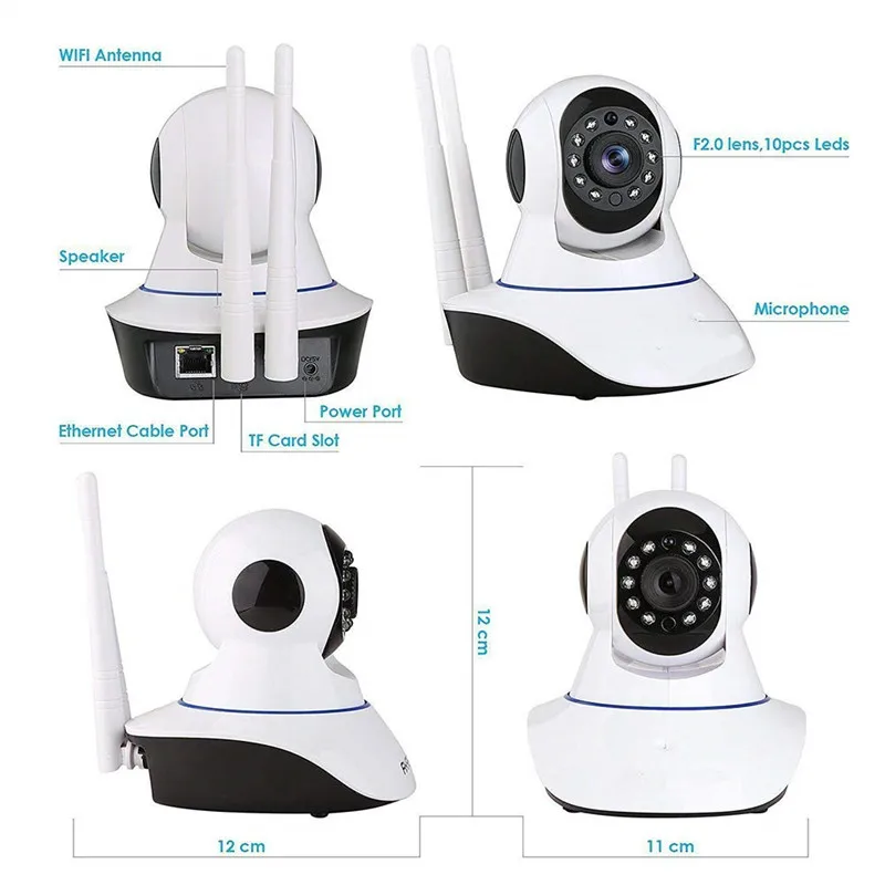 Surveillance Camera wifi Camera Surveillance Home Security Two Way Audio HD 720P 1080P IP Camera Night Vision Baby Monitor