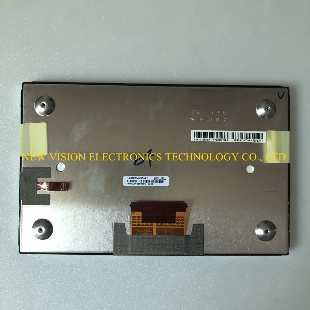 LA070WV6-SD02 LA070WV6(SD)(02) LA070WV6SD02 جديد الأصلي 7 "بوصة شاشة LCD عرض للسيارة لتحديد المواقع والملاحة
