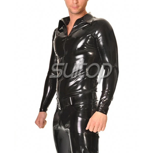 Classical latex shirt for man