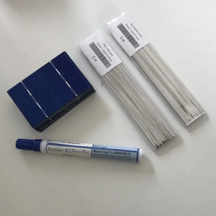 ALLMEJORES 50 sztuk mini ogniwo słoneczne 78mm * 52mm + ogniwa słoneczne zestawy do lutowania dla majsterkowiczów fotowoltaiczne 12V 24V zasilanie