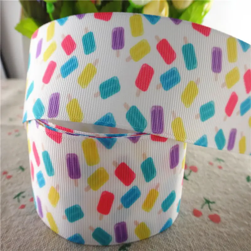 18081808, 1-1/2" 38mm 10 Yards bedruckte Ripsbandbänder mit Süßigkeiten- und Kuchenmotiven, DIY-Haarschleifen, handgefertigte Materialien – Detail 5