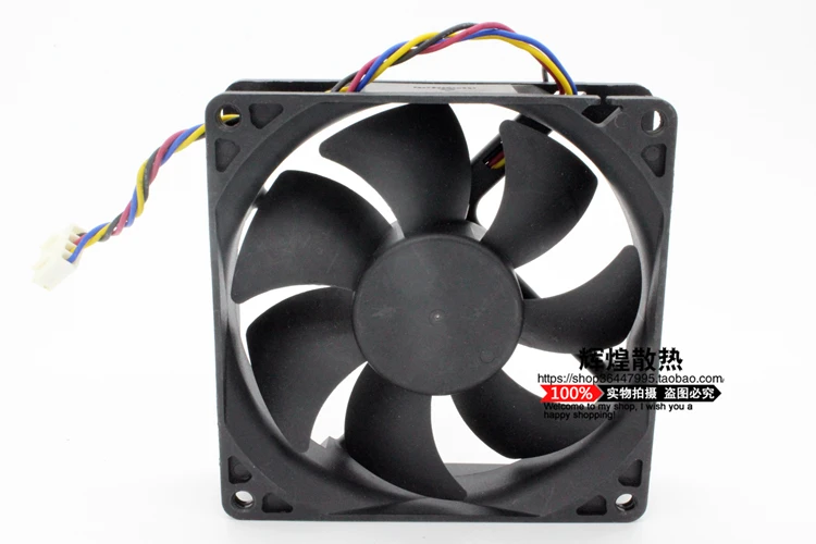 Novo para foxconn pva092g12h 9cm 9225 12v 0.4a 4pin pwm ventilador de refrigeração de alto volume de ar