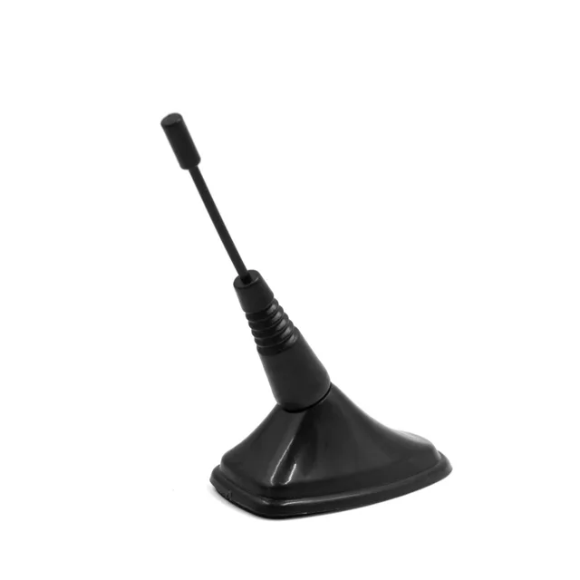 UXCELL Czarna uniwersalna samoprzylepna podstawa o długości 9-17 cm Dekoracyjna antena antenowa do samochodu SUV