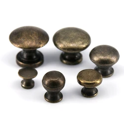 1PCS Vintage Dresser Drawer Pulls Handles Jewelry Box Knobs Antique Bronze Furniture Hardware Kitchen Cabinet Knob