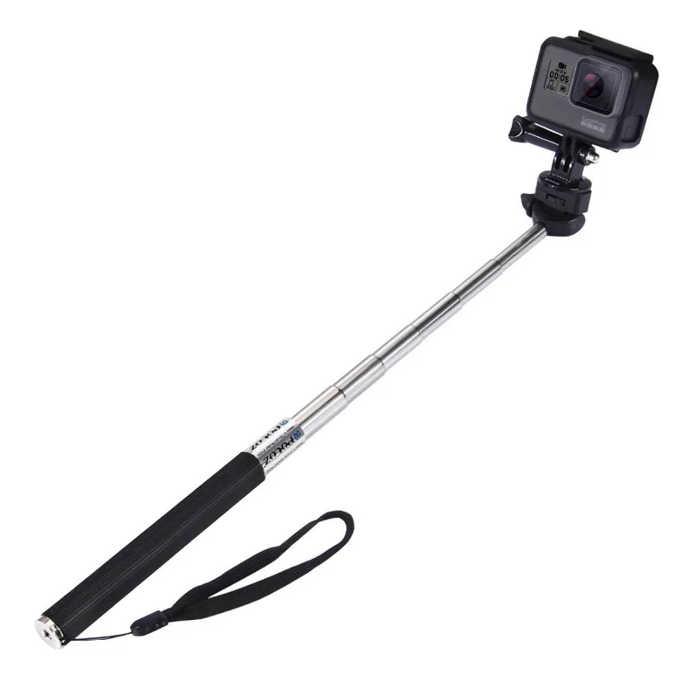 PULUZ Extendable Handheld Selfie Monopod for GoPro HERO5 /4 Session /4 /3+ /3 /2 /1, Length: 22.5-100cm