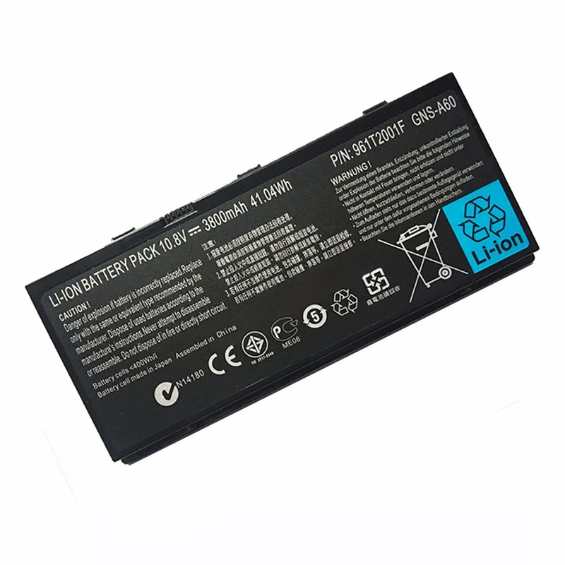 GNS-A60 41.04Wh 3800mAh 10.8V Laptop Battery For Gigabyte M1305 961T2001F Series Tablet