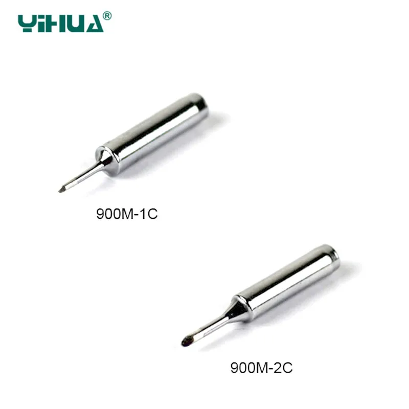 YIHUA10pcs High quality iron tips 900M-T iron head Apply to all kinds of YIHUA soldering station for Hakko 936 Durable iron head