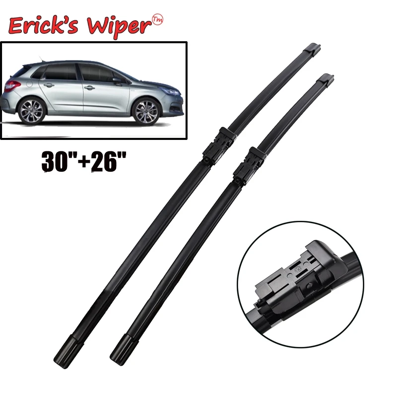 Erick\'s Wiper LHD Front Wiper Blades For Citroen C4 Hatchback 2010 - 2020 Windshield Windscreen Window Car Rain Brushes 30\