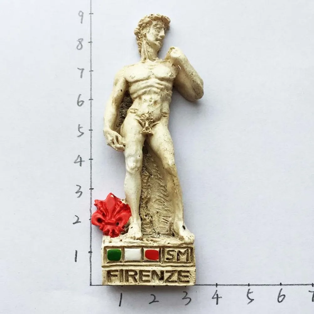 New Arrive Italy David  Fridge Magnets Refrigerator Magnetic Stickers Florence City Hall Plaza Travel Souvenirs