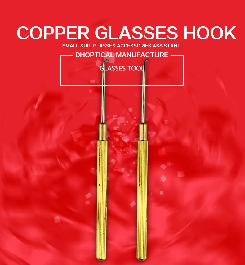 

glasses hook ,glasses fix tool copper material2pcs/opp Glasses Nylon Wire Line Hook For Half Rim Frame Repairing Tool