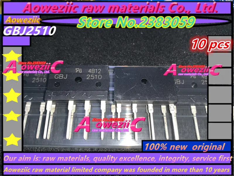 Aoweziic 100% New Original 2KBP06M GBJ1510 GBJ2510 GBJ3510 D25SB80 D3SBA60 D3SB80 Rectifier Dridge