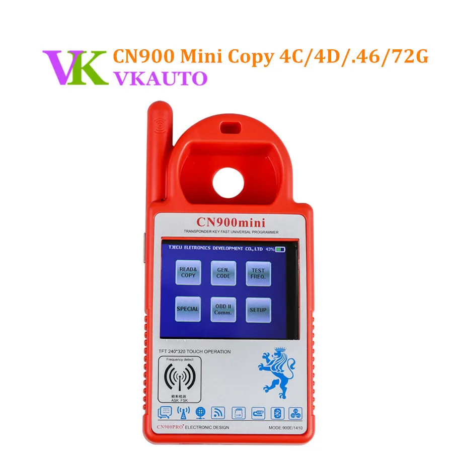 

New CN900 MINI Key Programmer Copy 4C 4D 46 48 and 72G Chip Car Locksmith Tool Update Online Free Shipping