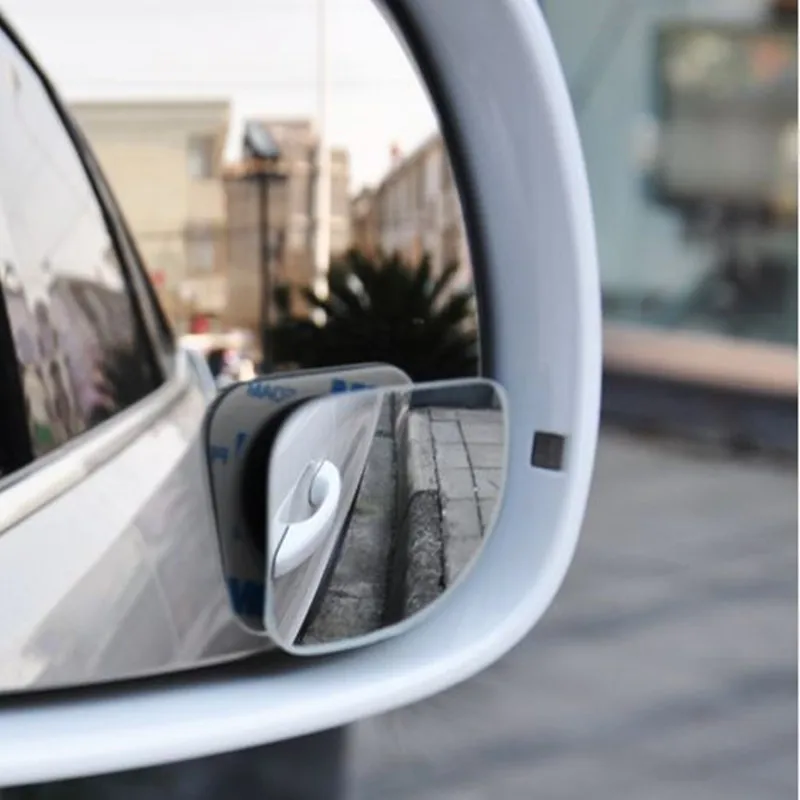 2pcs/lot Car Accessories Small Round Mirror Car Rearview Mirror Blind Spot Wide-angle Lens 360 degree Rotation Adjustable