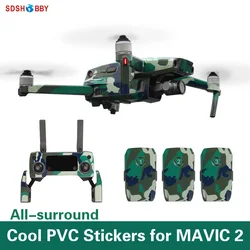 Sunnylife Waterproof PVC Stickers Skin Decals for DJI MAVIC 2 PRO & ZOOM Drone Remote Controller Battery