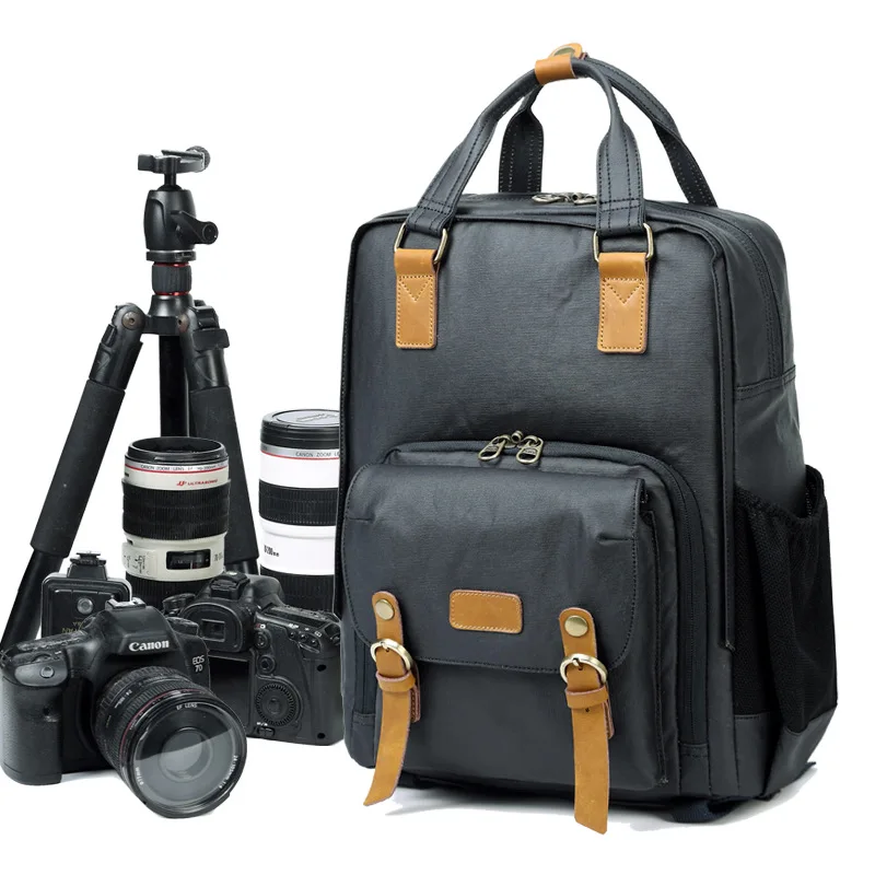 

New Simple Professional Anti-theft Waterproof Shoulder photography package DSLR Digital Camera Bag backpack