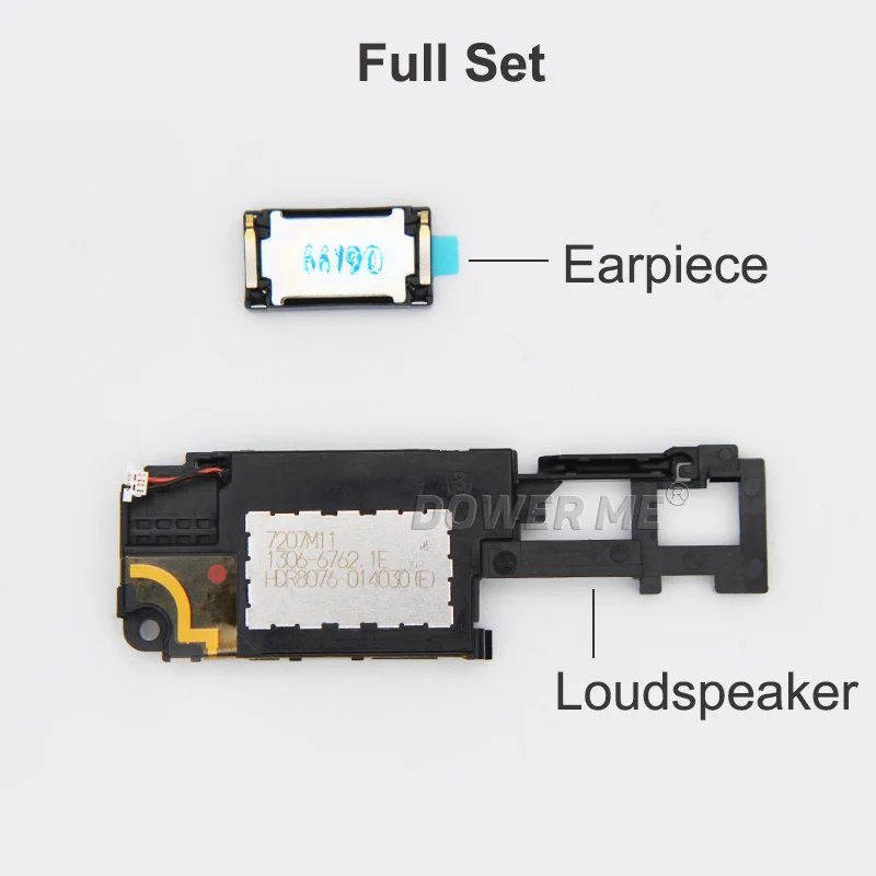 Aocarmo Loudspeaker With Holder Frame Buzzer Ringer Ear Speaker Earpiece Assembly For Sony Xperia XZ Premium XZP G8142 G8141