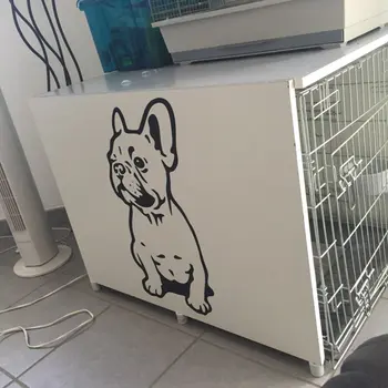 法國鬥牛犬牆貼 汽車保險桿貼紙 法國狗乙烯基貼花 8 最佳銷售 鬥牛犬貼紙 - №1