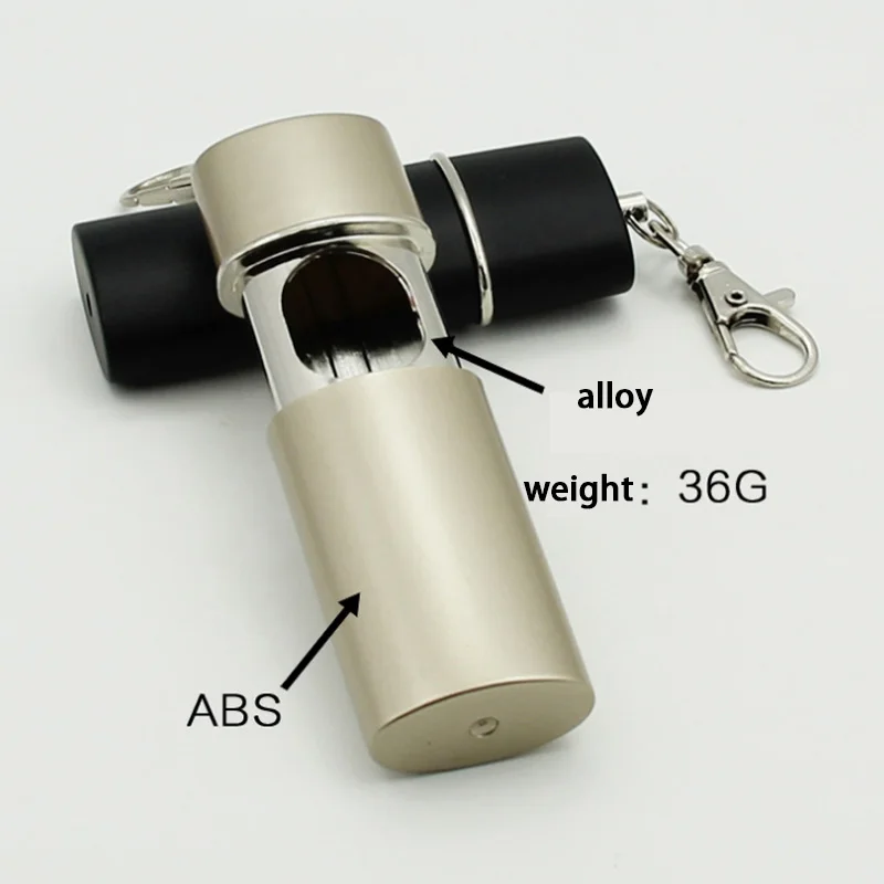 New Fashion Mini Ashtray Outdoor Portable Key Chain Ashtray Slip Seal Environmental Cigarette Lighter Accessories Smoker Gift