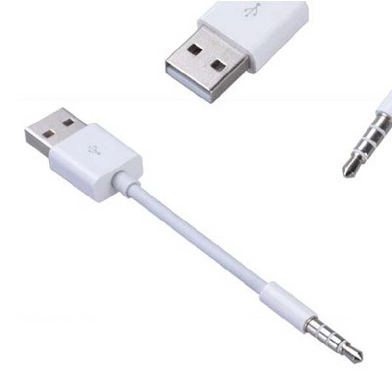 Cáp Sạc USB Dành Cho Apple IPod Cho SHUFFLE USB Sang Jack 3.5 Mm Cáp Cho MP3 MP4 Người Chơi loa Dây Sạc Dây