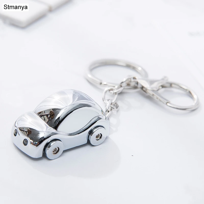 New Men LED Metal Key chain Women Beetle shaped Car Key Ring fashion Charm Key Holder Hot Keychain Best Jewelry Gift K2001